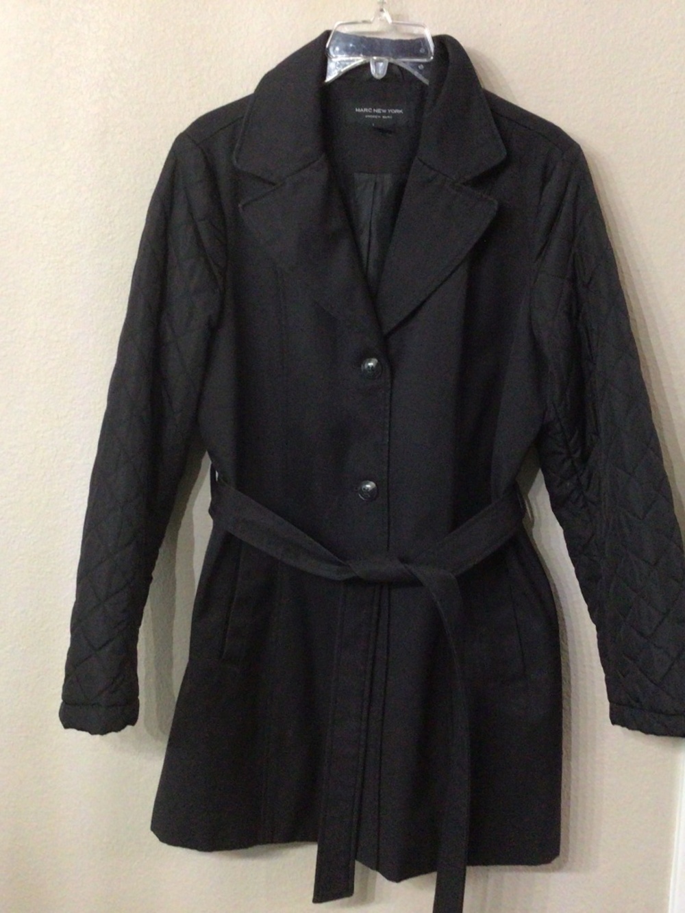 Marc New York Andrew Marc black lightweight coat. Size M great shape
